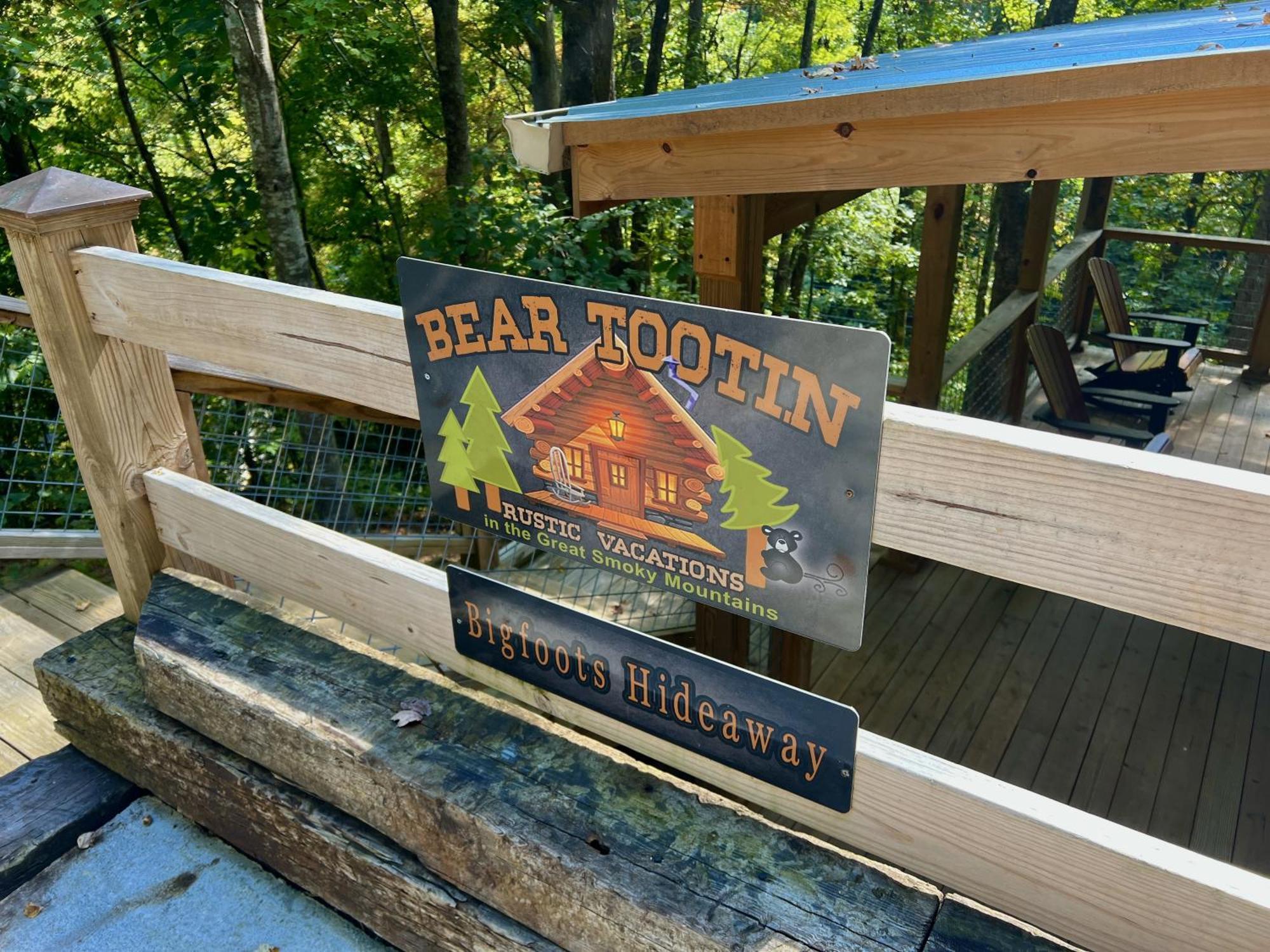Bigfoots Hideaway Cabin جاتلينبرج المظهر الخارجي الصورة